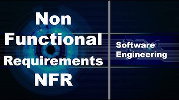 Non Functional Requirements | NFR | Software Engineering