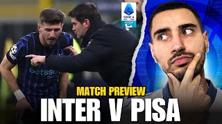Mive Weekend Ahead Inter Vs Pisa Match Preview