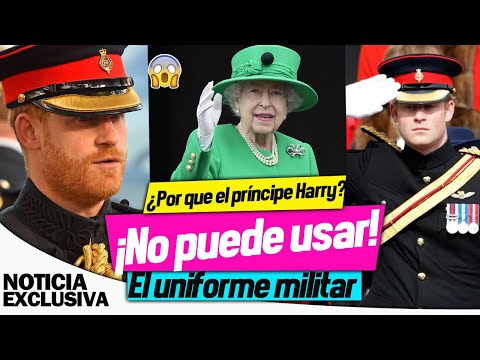 Por que el príncipe Harry tiene prohibido usar el uniforme militar en el funeral de su abuela.