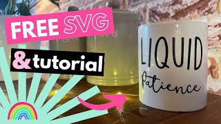 How To Apply Vinyl To A Mug With Your Cricut!