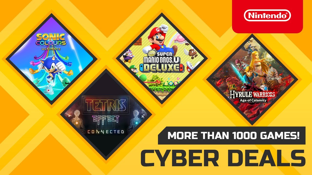 Cyber Deals on Nintendo eShop | Over 1000 games discounted!