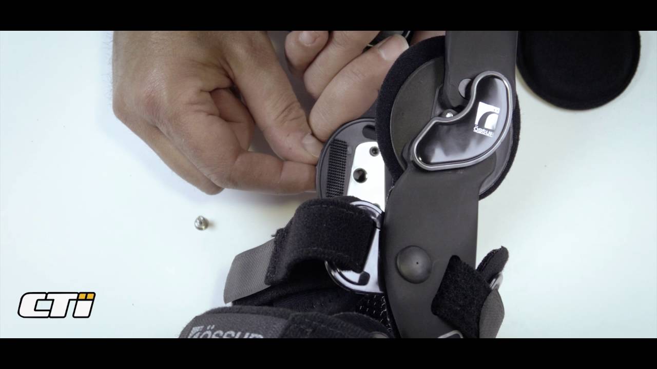 How to change the Extension Stops on your CTi Knee Brace YouTube