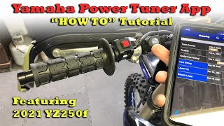 Yamaha Power Tuner App "How To" Tutorial - Featuring 2021 YZ250f screenshot 3