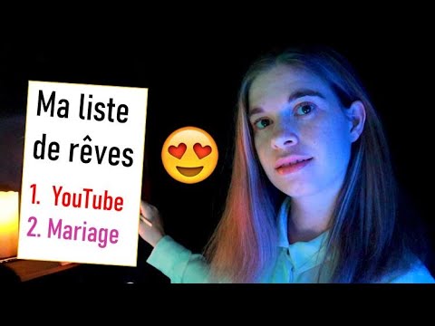[ASMR] Ma liste de rêves - chuchotements très proche du micro
