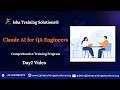 Claude AI for QA Engineers Day2 On 10th June 2026.