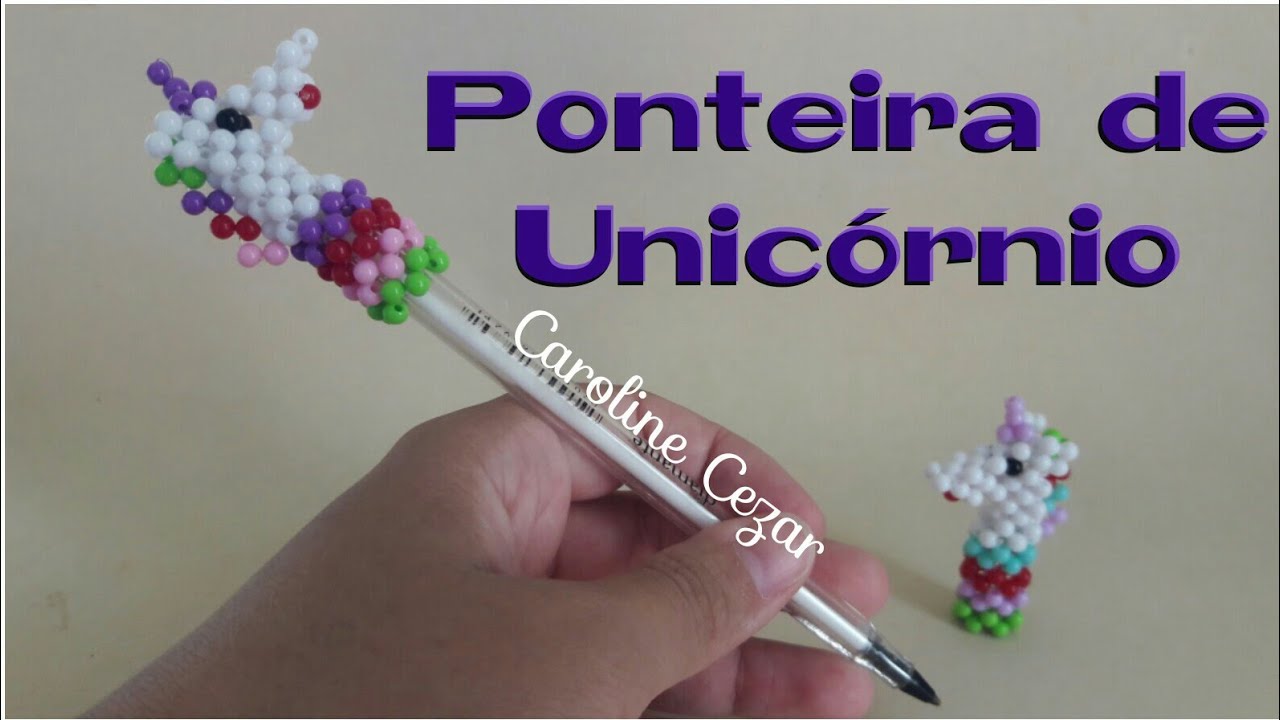 Miçangando do Zero #19 - Ponteira de Unicónio