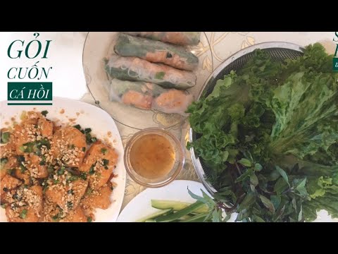 Video: Cuốn Với Cá Hồi Và Rau Thơm