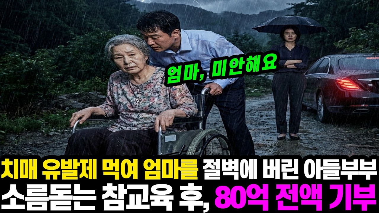 80억 가로채려 엄마 절벽에 버린 패륜 자식들... 전액 기부로 되갚아준 엄마의 명품 복수ㅣ감동사연ㅣ노후사연ㅣ오디오북ㅣ오디오드라마ㅣ