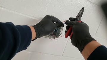 How to install Simplex Speaker Strobe | Splice shielded fire alarm wire