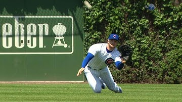 SF@CHC: Happ lays out, makes a diving catch in center