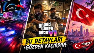 GTA 6'DA BU DETAYLARI GÖZDEN KAÇIRDIN! TÜRKÇE GELECEK Mİ?