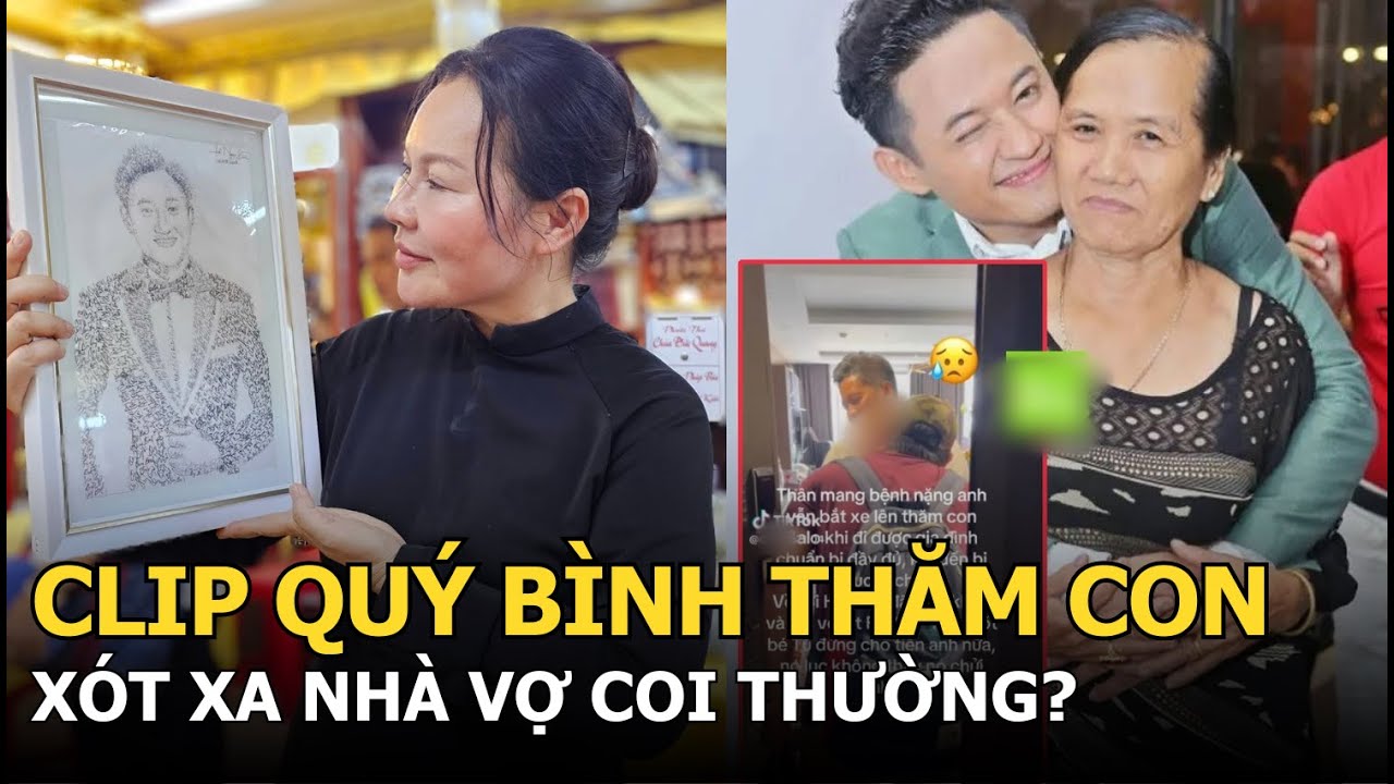Clip Quý Bình thăm con, xót xa nhà vợ coi thường?
