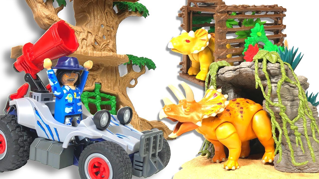 gøre ondt Umeki Persuasion Playmobil】Triceratops Trap 9434 - YouTube