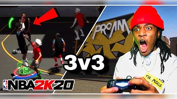 I played 3v3 PRO AM for the first time and this happened! Best Build on NBA 2K20!