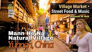 Exploring Mann Le Na Natural Village: Hidden Gem of China | Walking Tour | 4K HDR