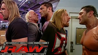 Triple H & Batista Heated Backstage Segments Raw Nov 22,2004