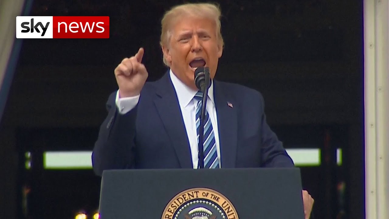Film backdrop image for Trump holds first campaign rally since coronavirus diagnosis (2020)