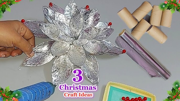 How To Make Snowflake from Disposable Plastic Fork, Christmas Decoration