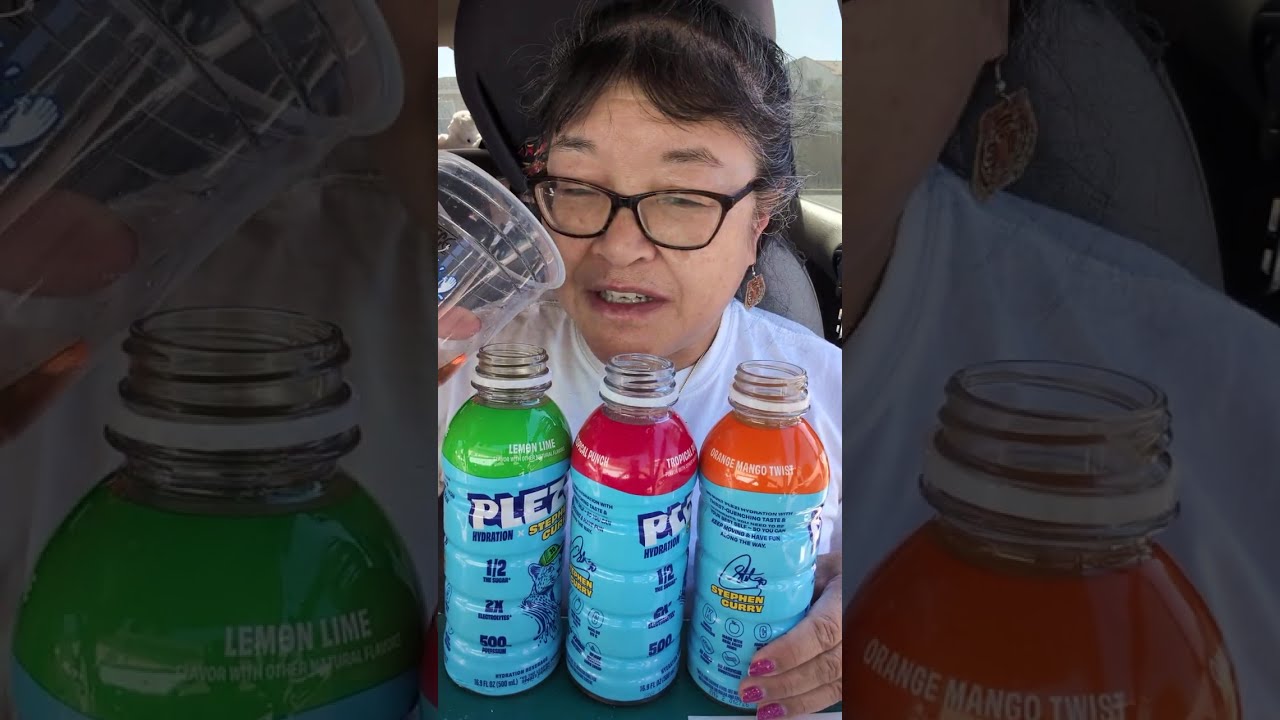 Plezi Hydration Beverages (Lemon-Lime, Tropical Punch, Orange Mango Twist) 7/31/25 