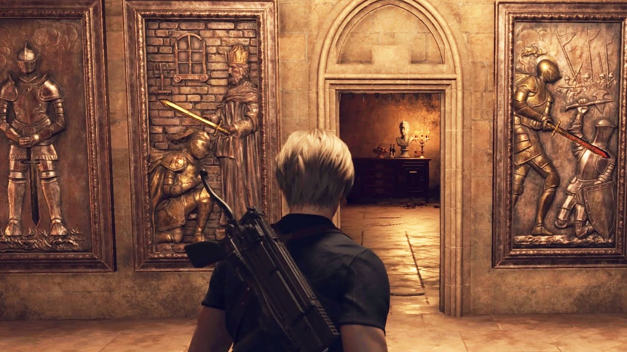 Como solucionar o puzzle das espadas no Capítulo 7 de Resident Evil 4 Remake  - PSX Brasil