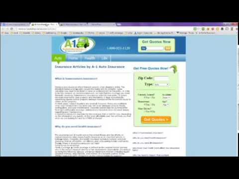 A1 Auto Insurance Review and Phone Number - YouTube