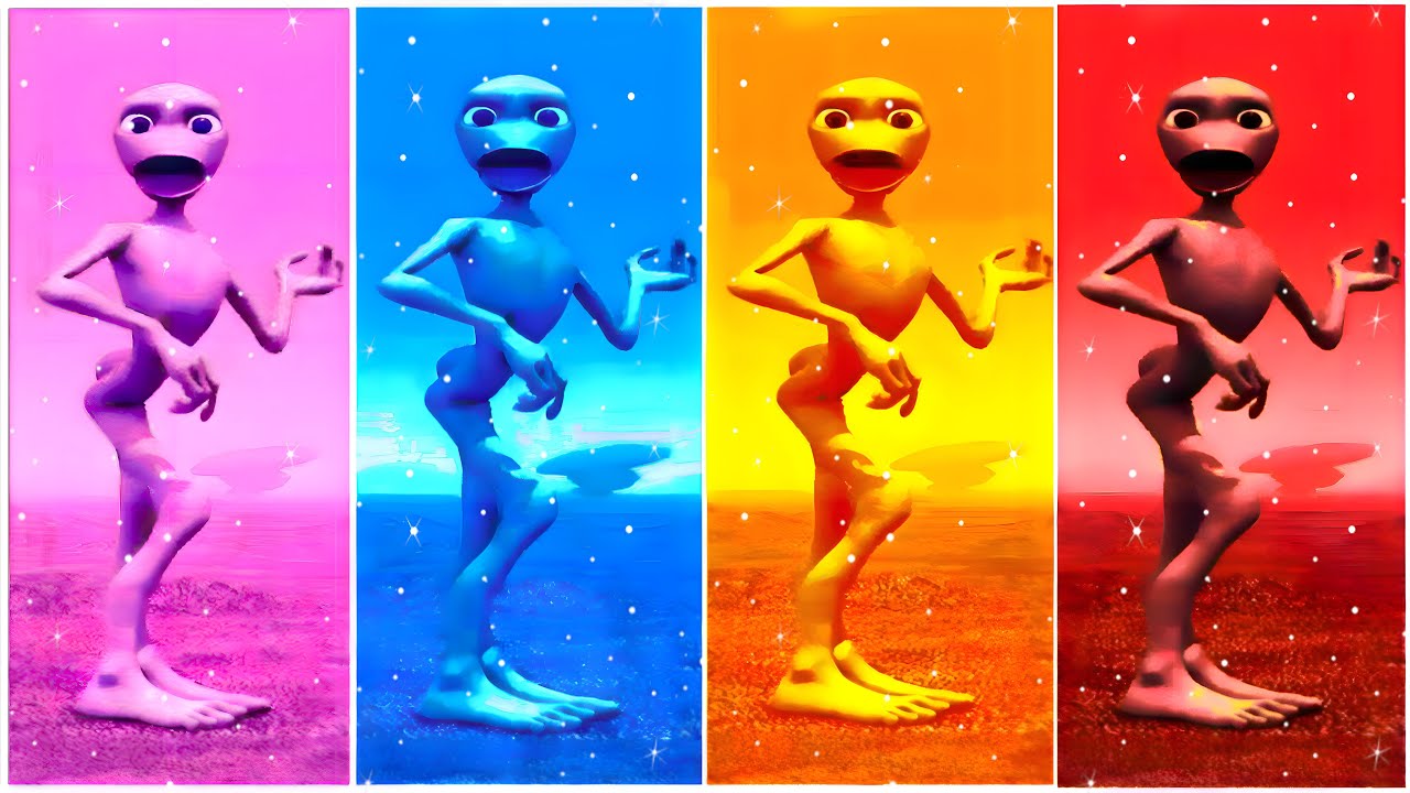 Alien Dance 2025 Fun Colors  Crazy Moves Music Video 👽🪐