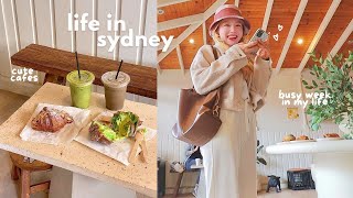 Sydney Vlog Rice Cake Cafe Chatty Grwm Cozy Bookstores Pop Up Bar Running Errands 