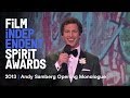 Andy Samberg Kicks Off the 2013 Spirit Awards