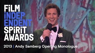 Andy Samberg Kicks Off the 2013 Spirit Awards