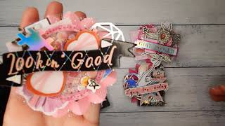 Craft with me - Crate Paper All Heart rosettes