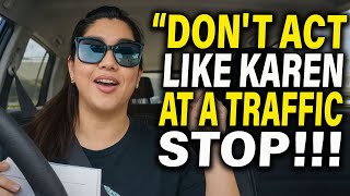 Karen Gets DESTROYED at Traffic Stop by Police in Viral FAIL