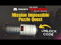Complete Mission Impossible Puzzle Quest On Discord (UNLOCK CODE)