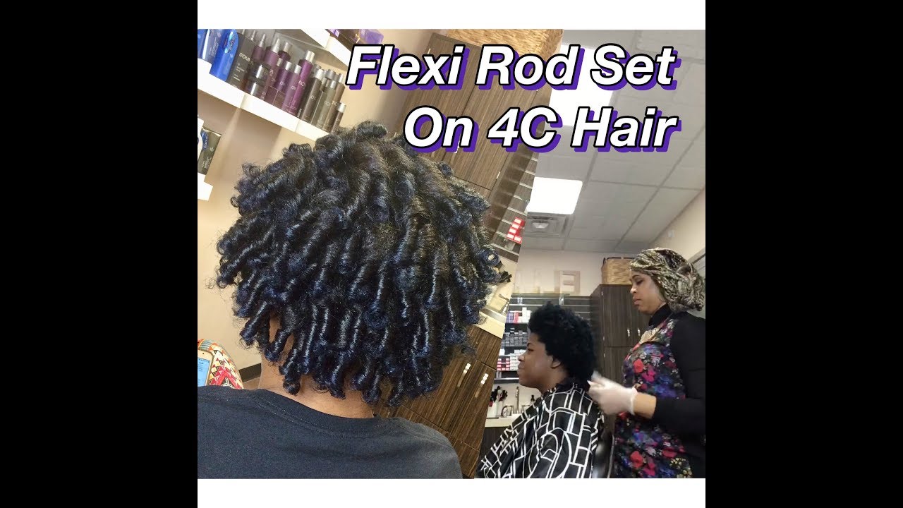 Best Flexi Rod Set on 4C Natural Hair YouTube