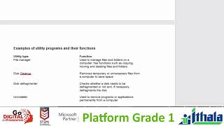 Ithala Education Platform | Grade 12 CAT | General Concepts/Software screenshot 5