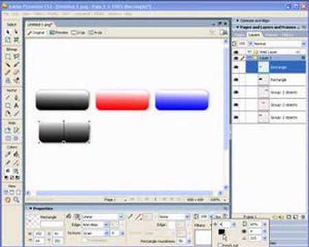 Glossy Button Tutorial for Fireworks