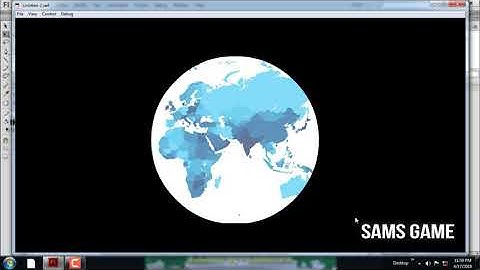 Flash Earth Globe Animation Tutorial By SAM