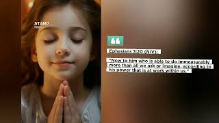 Ephesians 3:20 (NIV):"Now to him who is able to do immeasurably more than all we ask or