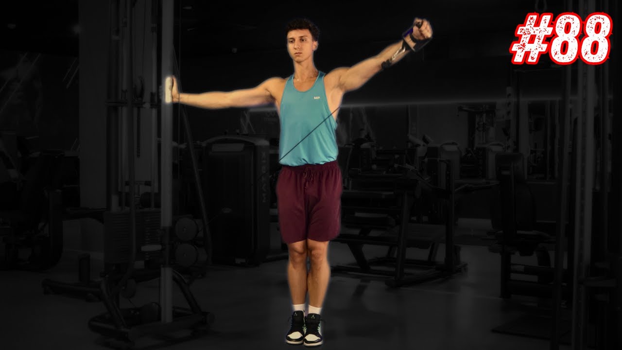 One Arm Cable Lateral Raise - YouTube