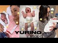 産まれた👶🏻出産vlog⭐️普通分娩🤰🏻予定日超過で入院~誘発~陣痛~出産👶🏻赤ちゃんと旦那とがんばった忘れられない日✨