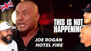 Joe Rogan - Hotel Fire REACTION!! | OFFICE BLOKES REACT!!