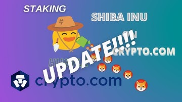 Staking Shiba Inu on Crypto.com Update!!!!