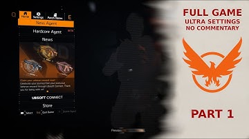 The Division 2 - full walkthrough 2024 - PART 1 (levels 1-4) All Missions & Quests, no commentary