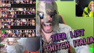TIER LIST STREAMER di TWITCH ITALIA 1 anno dopo...STASERA FINISCE MALE.... | Cerbero Podcast #878