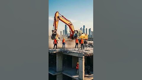 Excavator Mistake Causes Building to Fall – Construction Fail