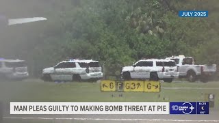 Man pleads guilty to making a bomb threat at St. Pete-Clearwater International Airport