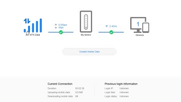 Huawei WebUI login and APN set up