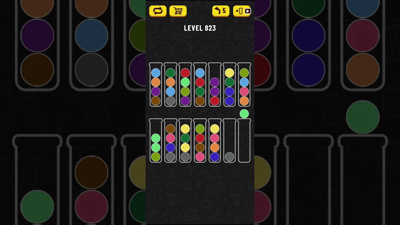 Ball Sort Puzzle - level 823 - YouTube