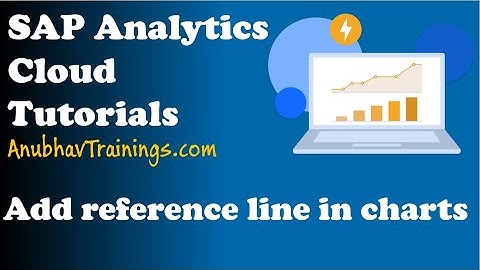 Adding reference line SAP Analytics Cloud | SAP Analytics Cloud -Time series dynamic reference line