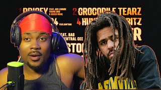 J.Cole-Stealth mode (feat.bas) Reaction.