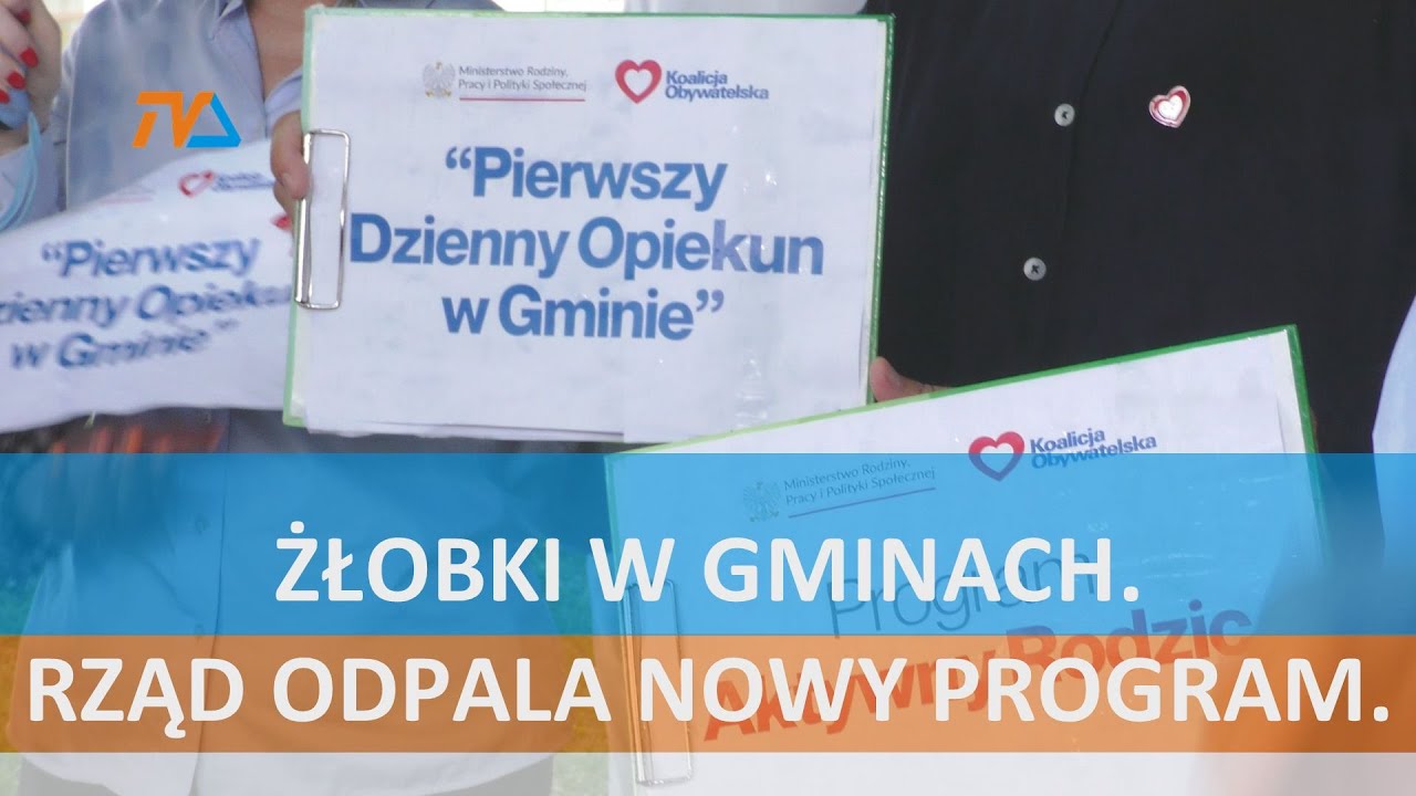 Żłobki w gminach. Rząd odpala nowy program. |TV SUWAŁKI